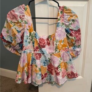 Buddy Love Multicolor Floral Blouse